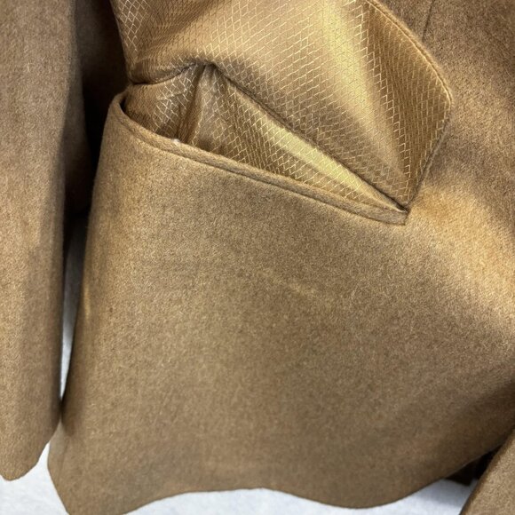 NEW Tasso Elba 100% Camelhair Blazer Jacket Mens 40S Tan Lanificio Campore Italy - Picture 14 of 16
